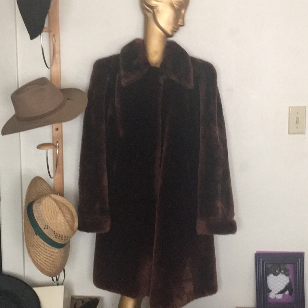 1940’s Faux Fur Vintage Coat